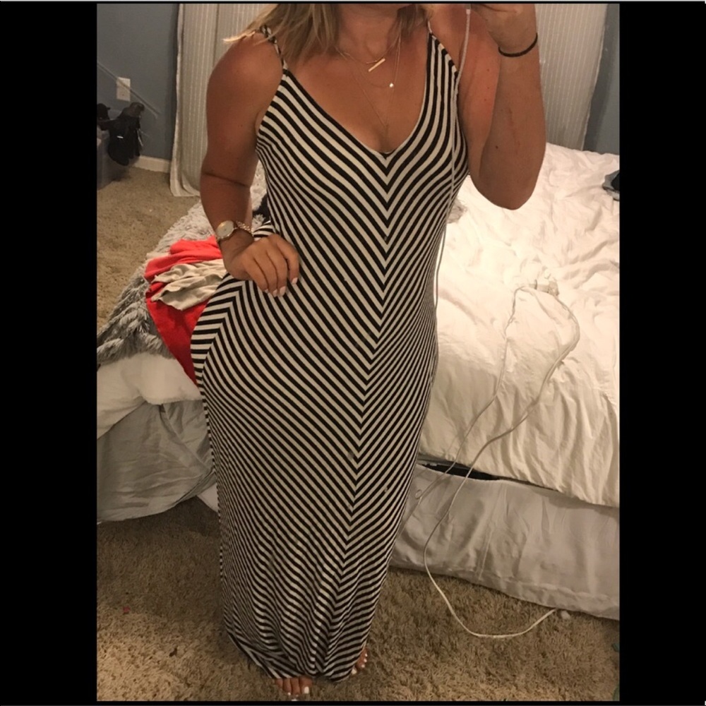 Maxi striped dress